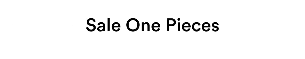Sale One Pieces