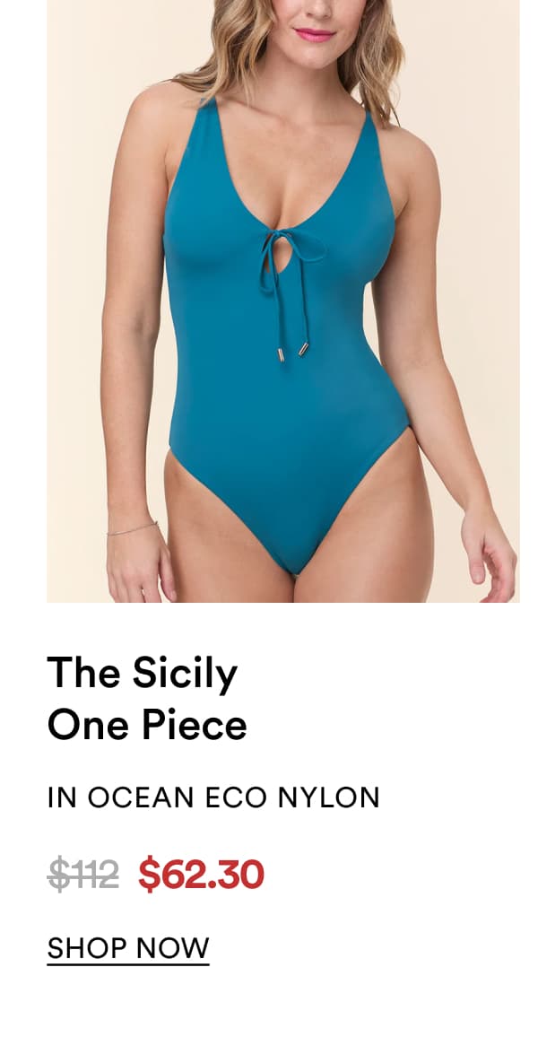 The Sicily One Piece IN OCEAN ECO NYLON | SHOP NOW
