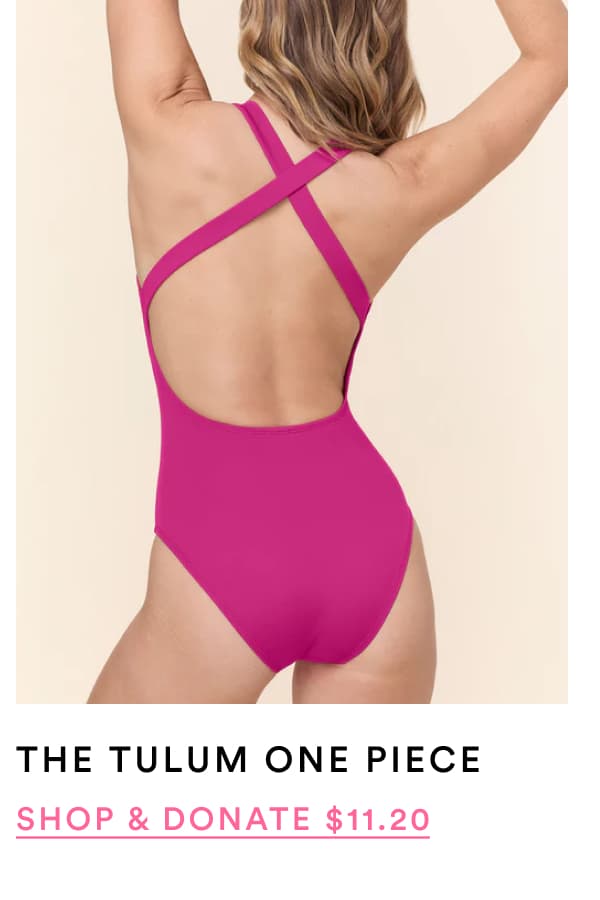 The Tulum One Piece | Shop & Donate $11.20