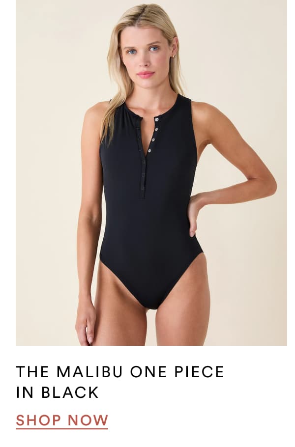 THE MALIBU ONE PIECE IN BLACK | SHOP NOW