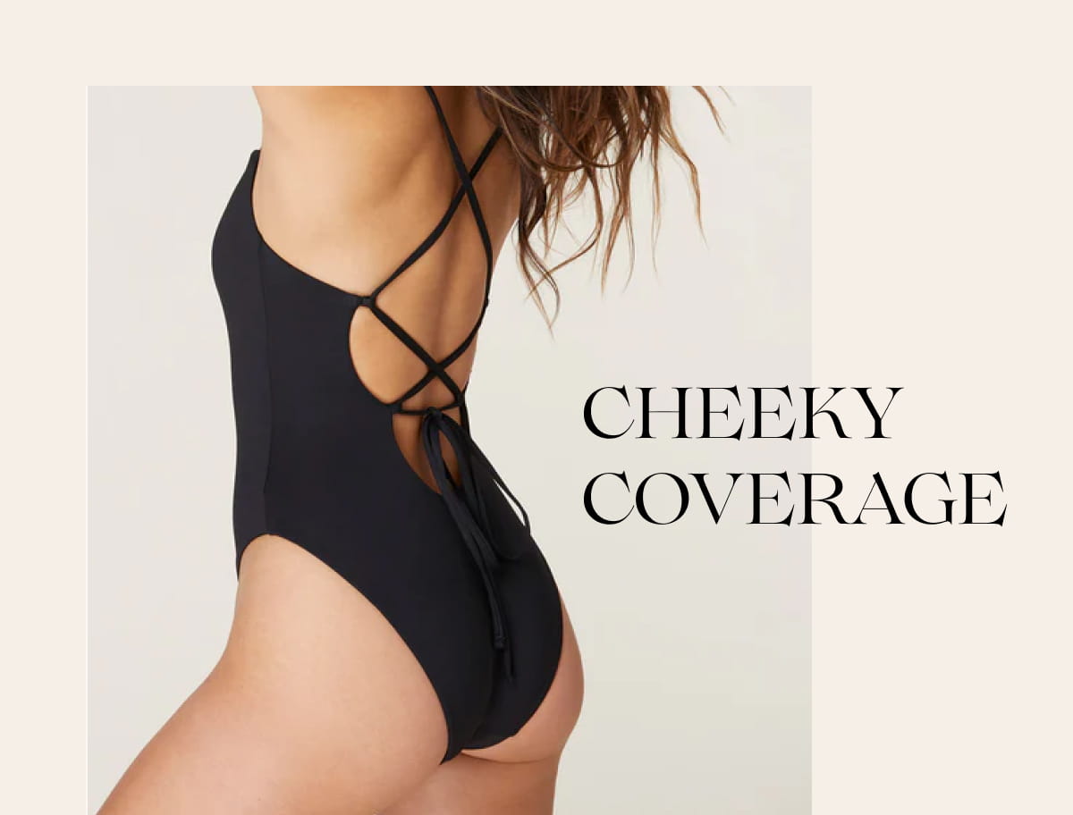 CHEEKY COVERAGE
