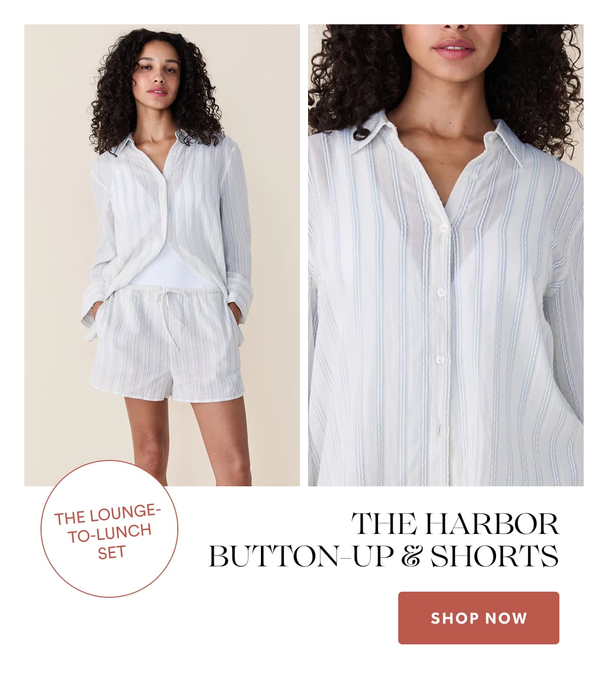 THE HARBOR BUTTON-UP & SHORTS | SHOP NOW