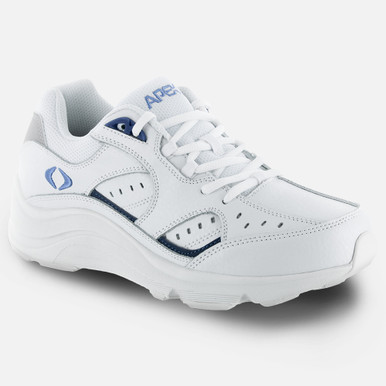 Women's Lace Walking Shoe X -Last - White/Periwinkle