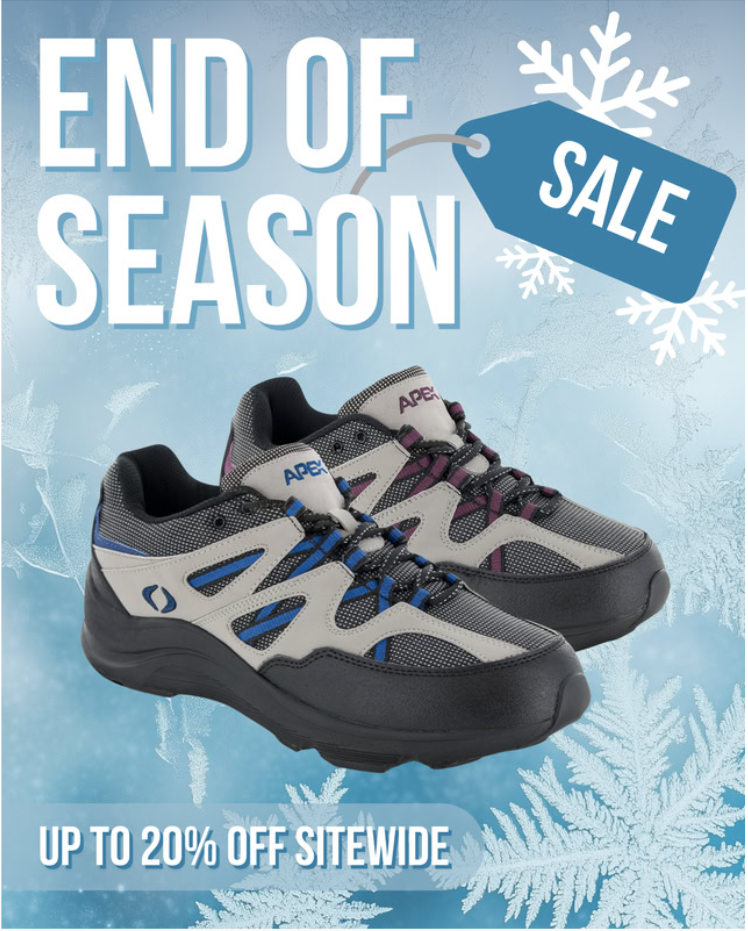 End of Season Sale. Up to 20% off Sitewide
