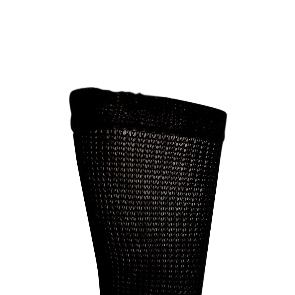 Close Up of Relaxed Stretch Top from ROOMY Socks - Cotton Diabetic Sock with Silver