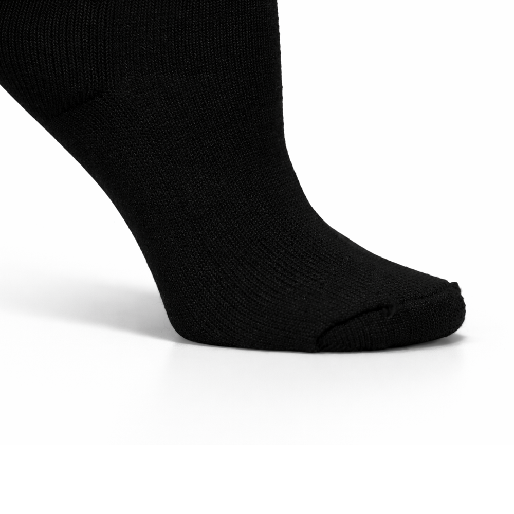 Close Up of Foot Bed of Socks from ROOMY Socks - Acrylic Diabetic Knee-High Sock