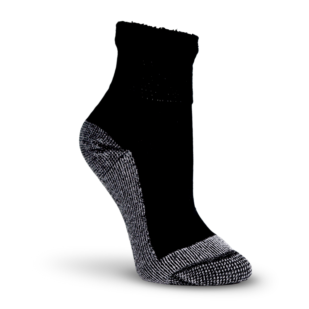 Photo of ROOMY Socks - Cotton Diabetic Sock with Silver in Ankle Cut