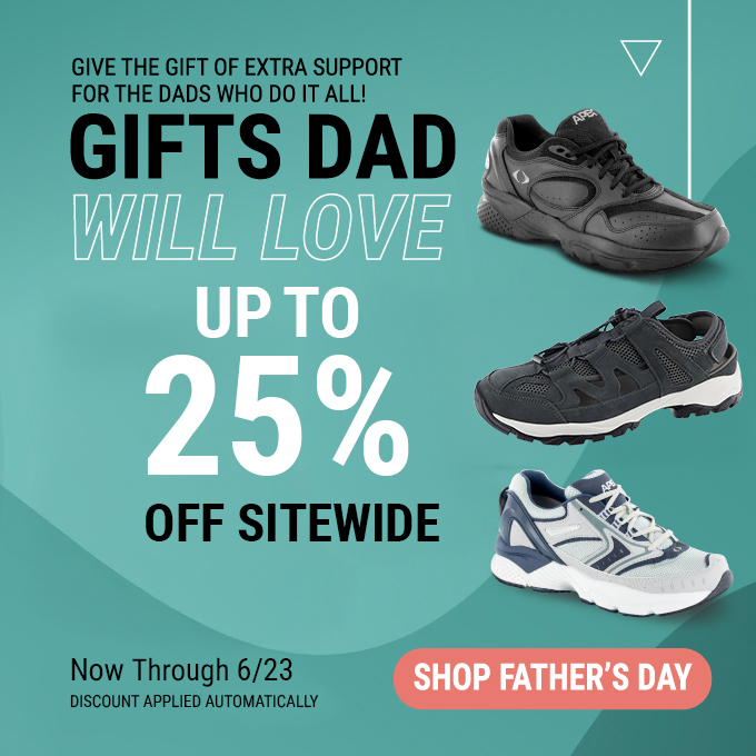 Father's Day Sale. Up to 25% Off. Give The gift of Extra Support For The Dads Who Do It All! Shop Father's Day Sale