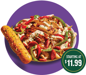 New Bourbon Street Chicken & Andouille Sausage Penne starting at $11.99