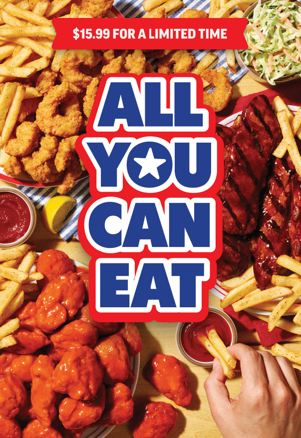 $15.99 for a limited time: All you can eat.