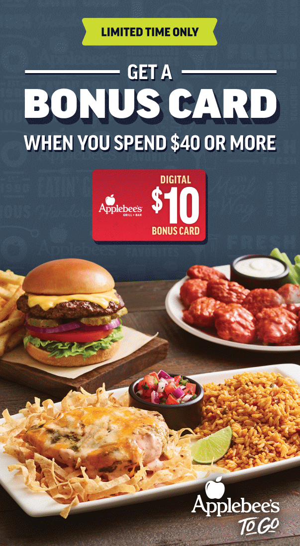 Limited time only: Get a bonus card when you spend $40 or more.