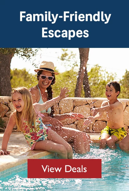 Family-Friendly Escapes. View Deals.