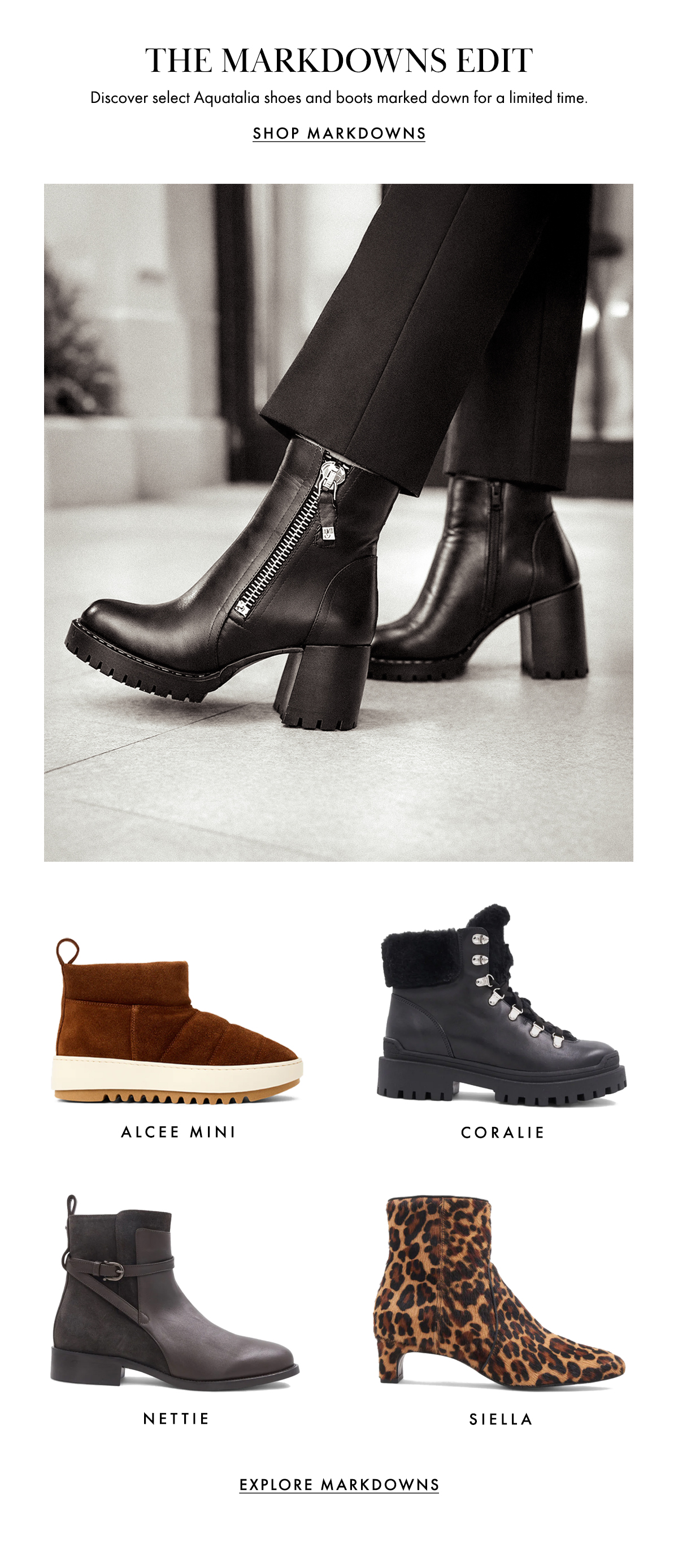 The Markdowns Edit
