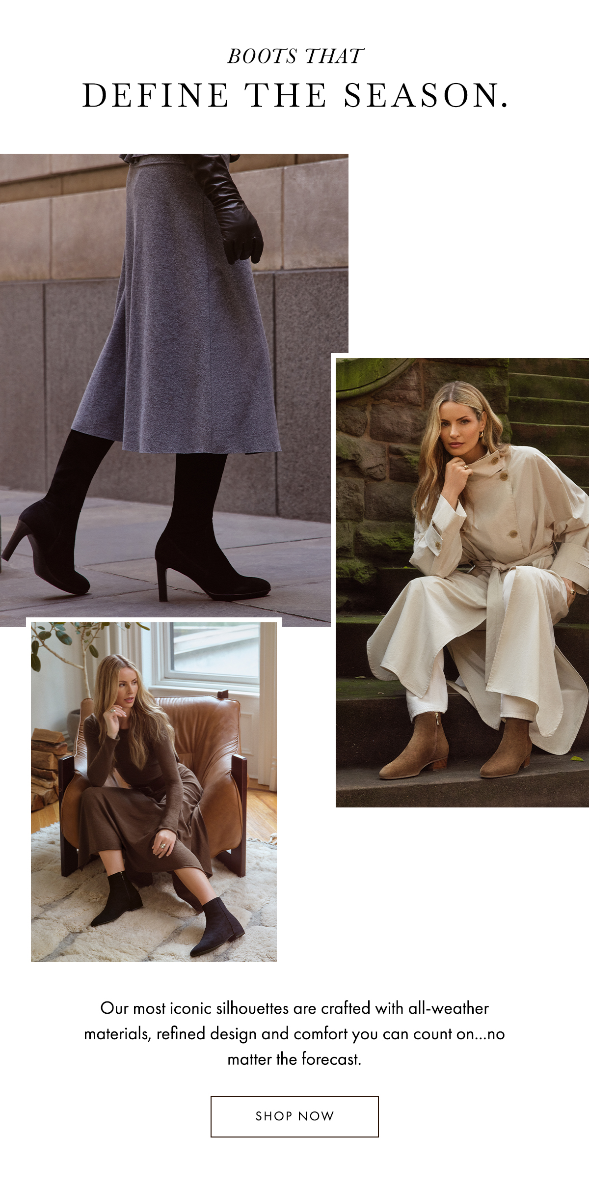 Boots that define the season
