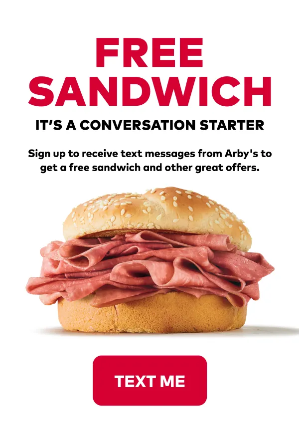 Sign up for SMS, get a free sandwich