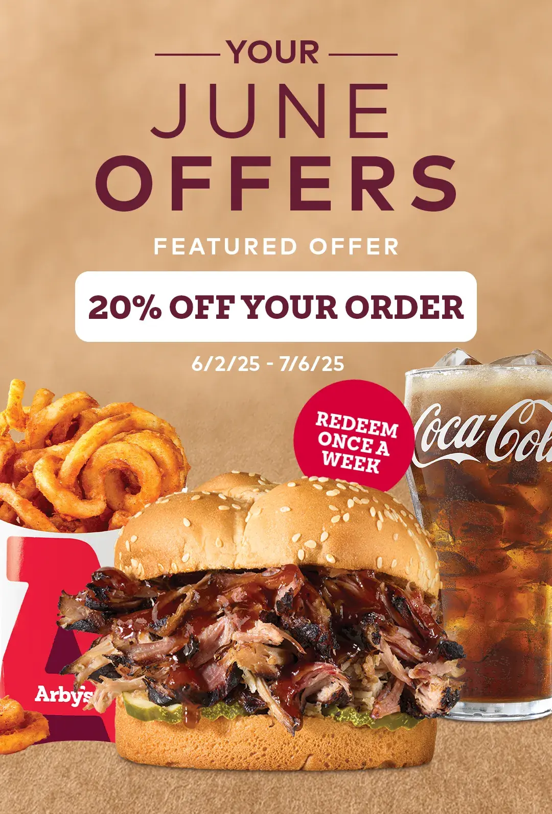 Redeem your June offer