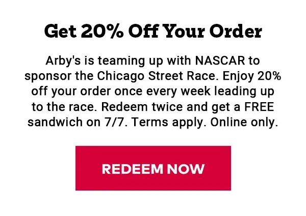 Redeem NOW and earn a FREE sandwich.