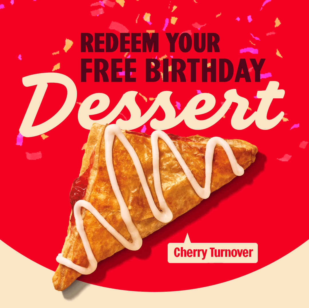 Free Dessert Birthday Offer 