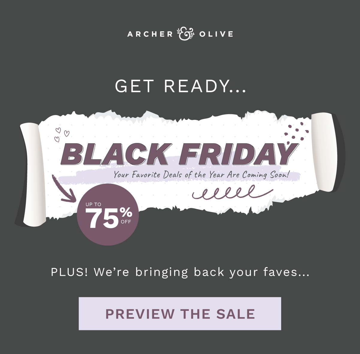 Preview the Black Friday Sale