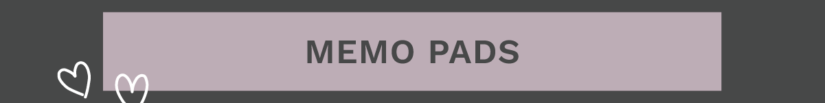 Shop Memo Pads