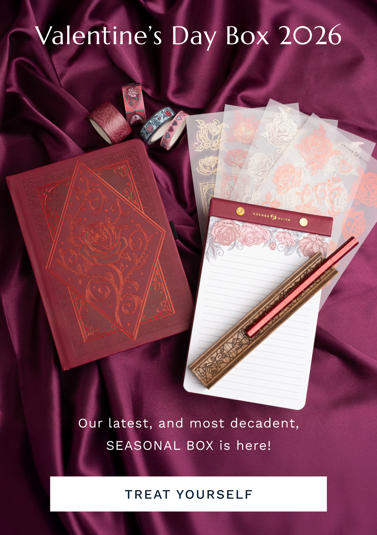 Treat Yourself to the Our New Valentine's Day Box