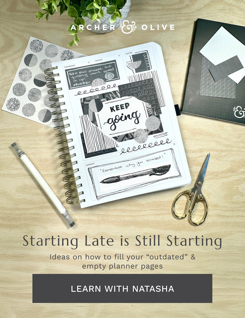 Learn With Natasha on how to fill your empty planner pages.