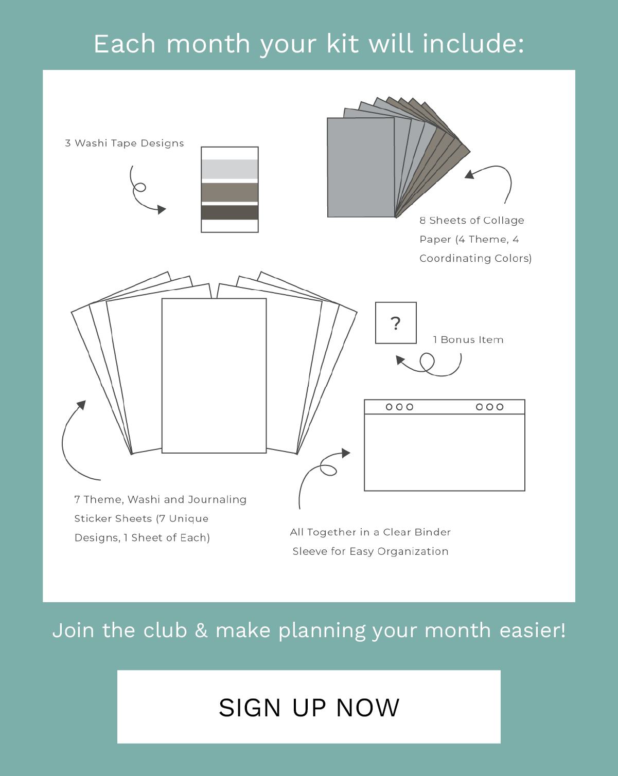 August Kit Club: Note to Self