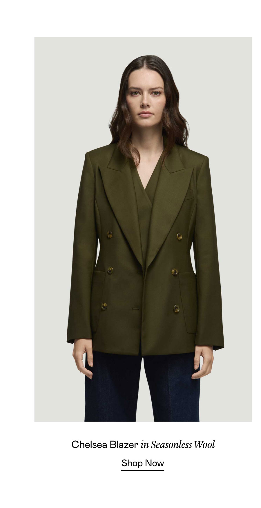 Chelsea Blazer in Seasonless Wool