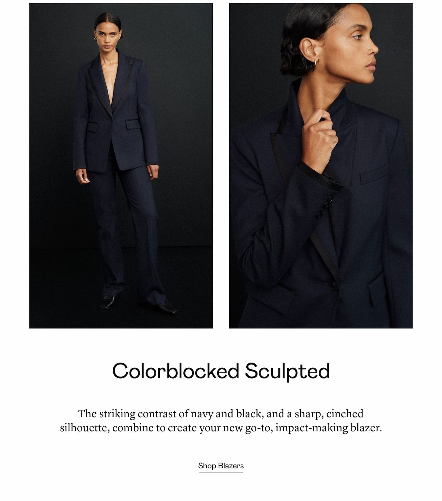 Colorblocked Sculpted