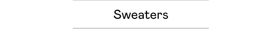 Sweaters