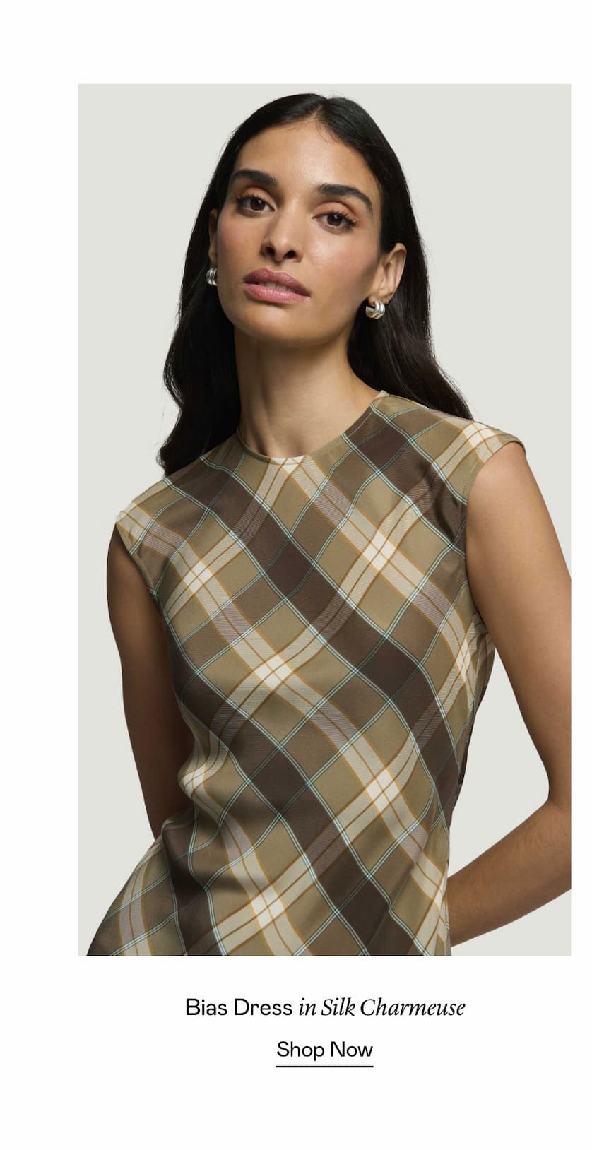 Bias Dress in Silk Charmeuse
