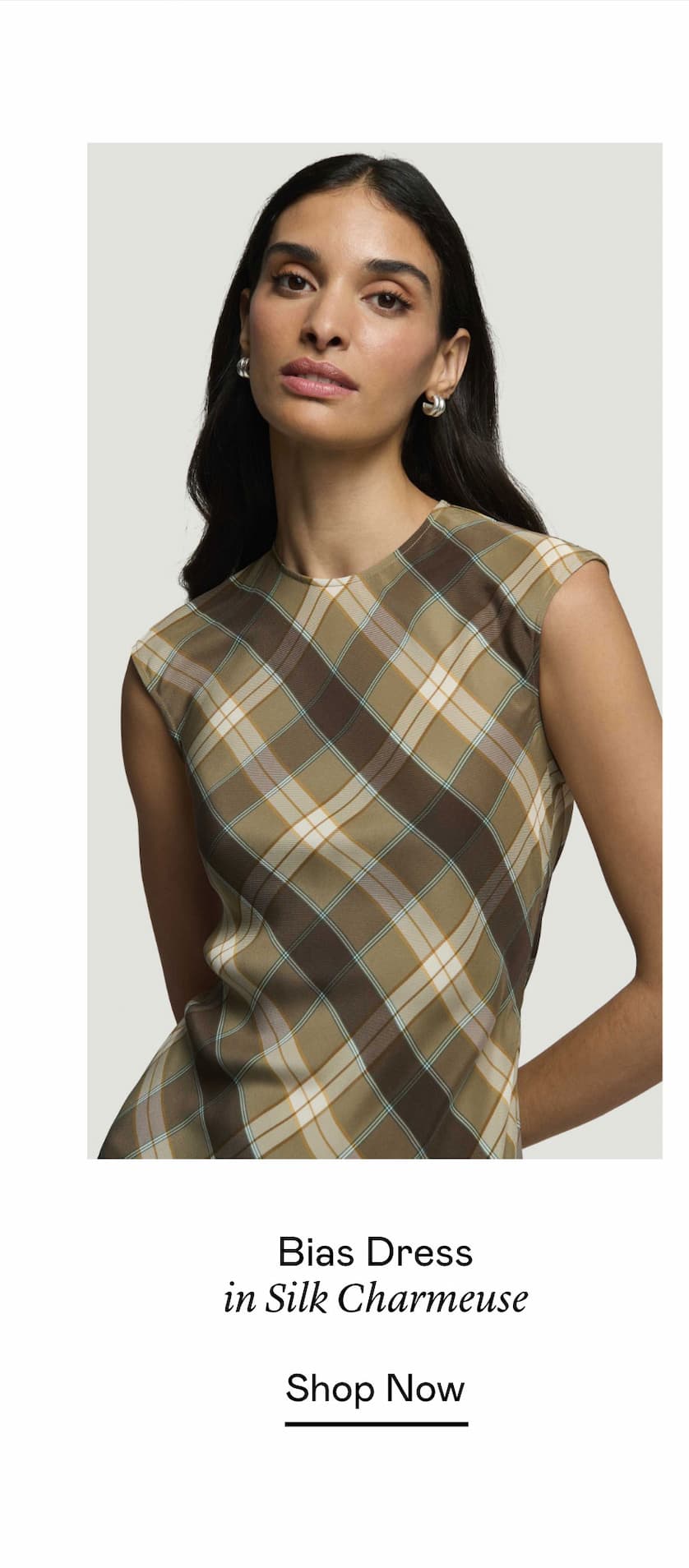 Bias Dress in Silk Charmeuse