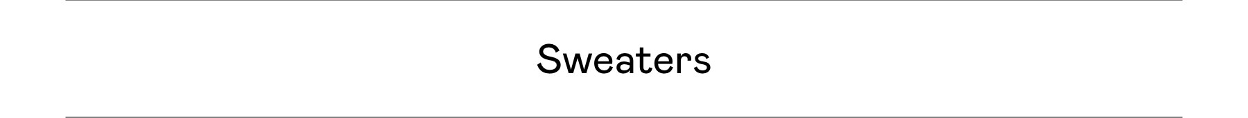 Sweaters