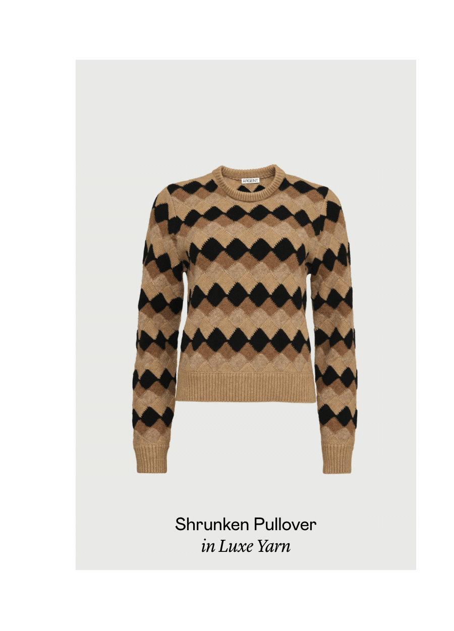 Shrunken Pullover in Luxe Yarn