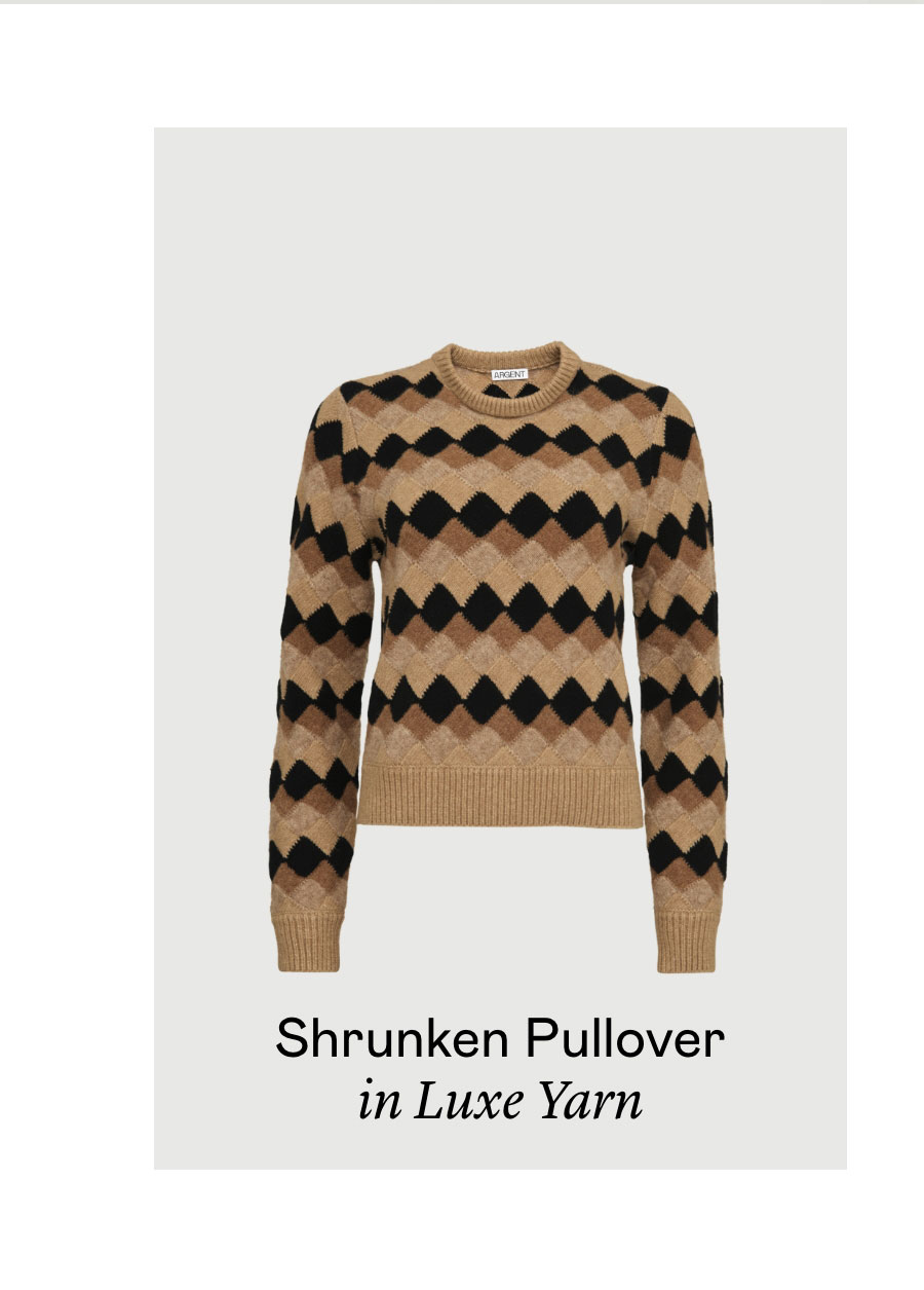 Shrunken Pullover in Luxe Yarn