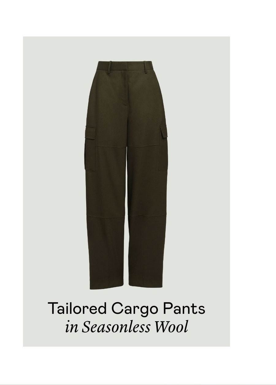 Tailored Cargo Pants in Seasonless Wool