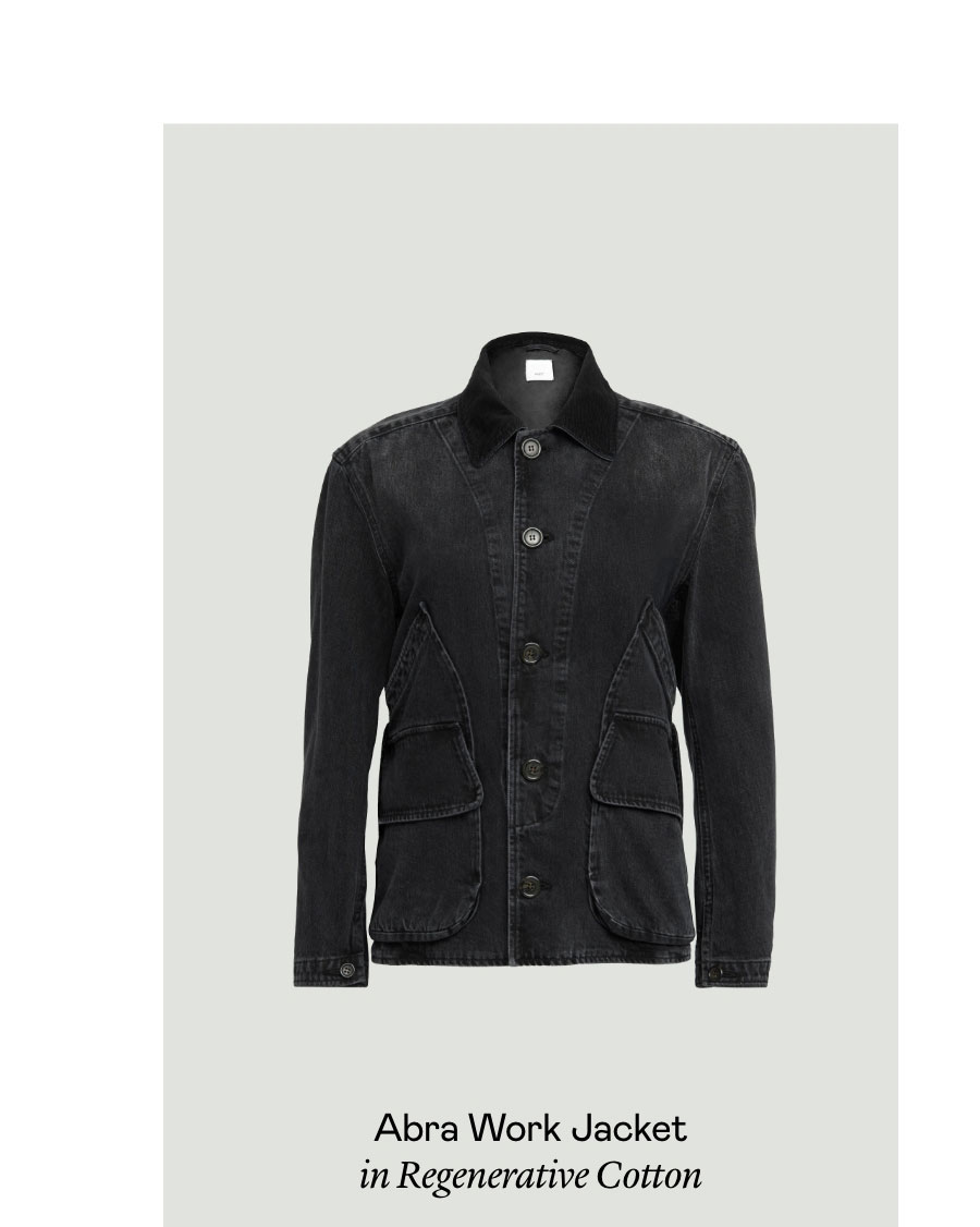 Abra Work Jacket in Regenerative Cotton