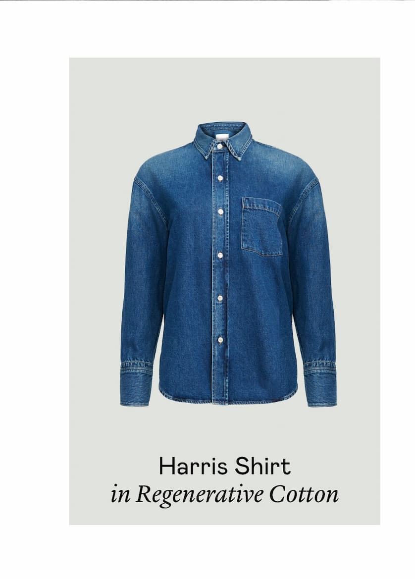 Harris Shirt in Regenerative Cotton