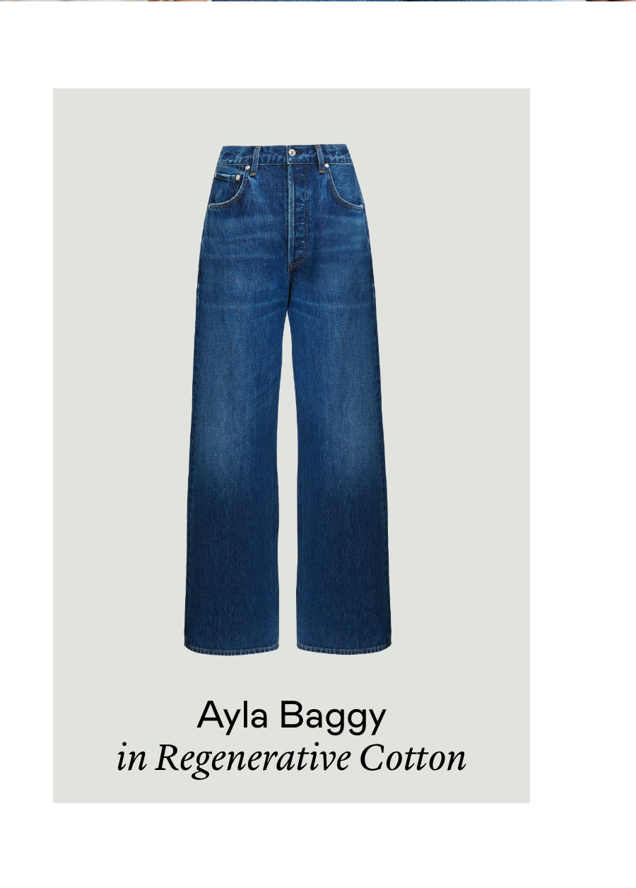 Ayla Baggy in Regenerative Cotton