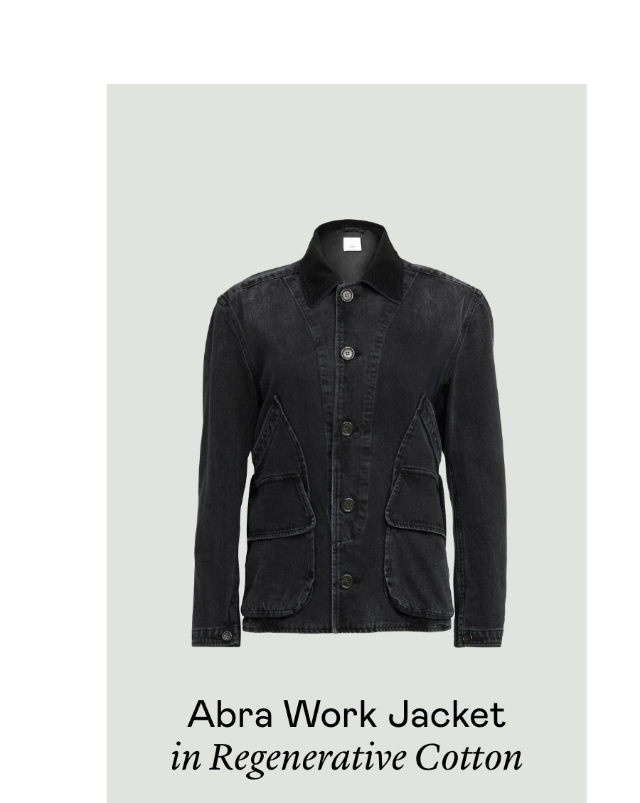Abra Work Jacket in Regenerative Cotton