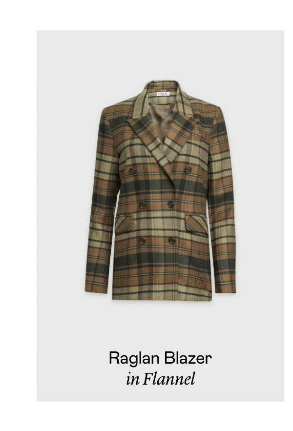 Raglan Blazer in Flannel