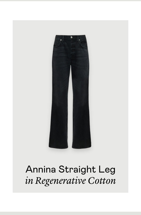 Annina Straight Leg in Regenerative Cotton