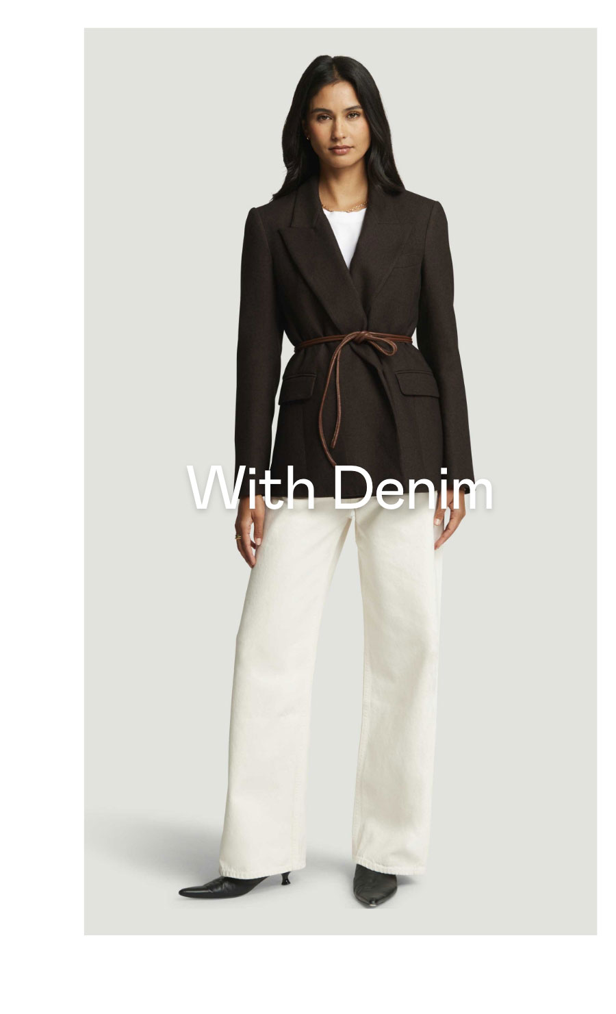 With Denim