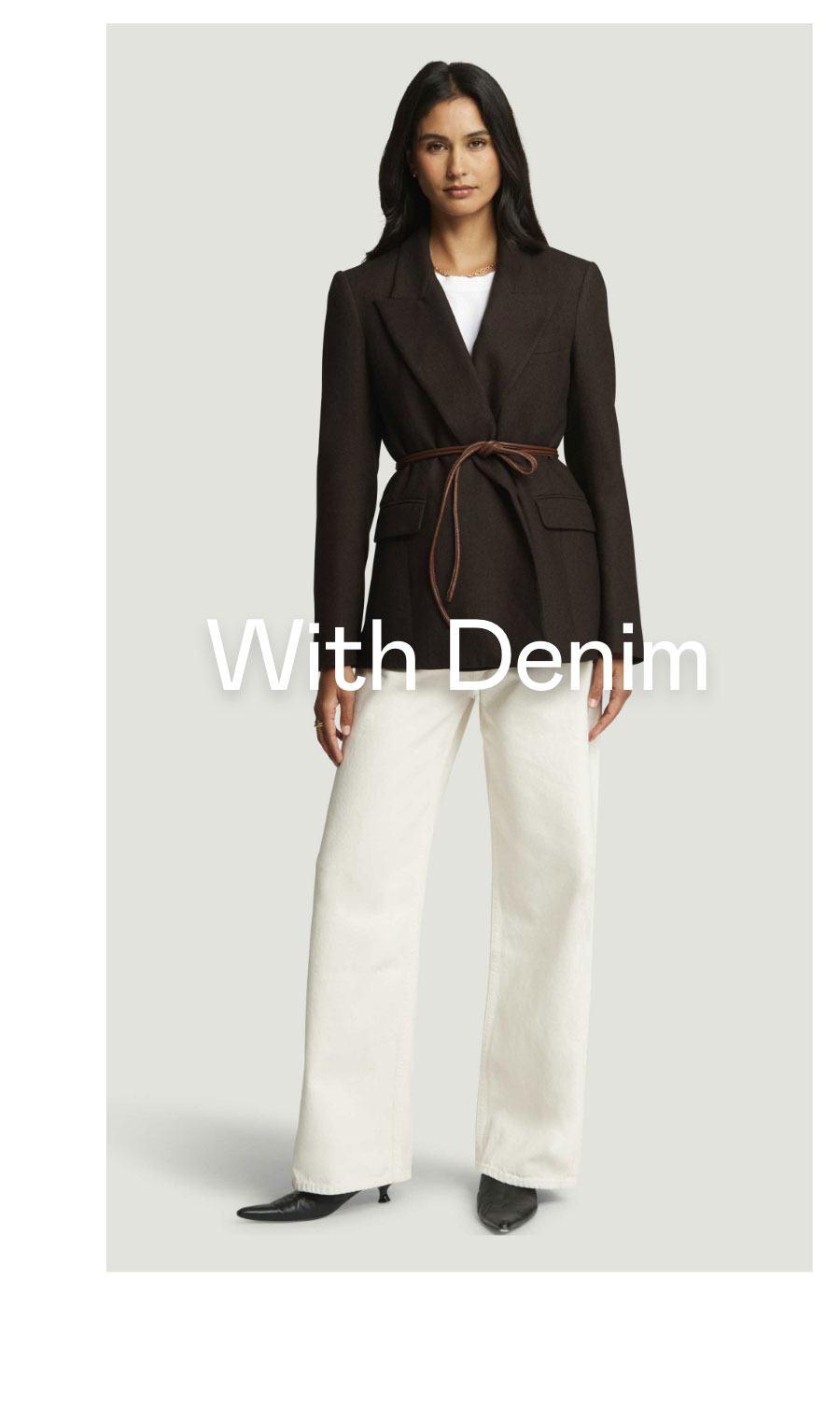 With Denim