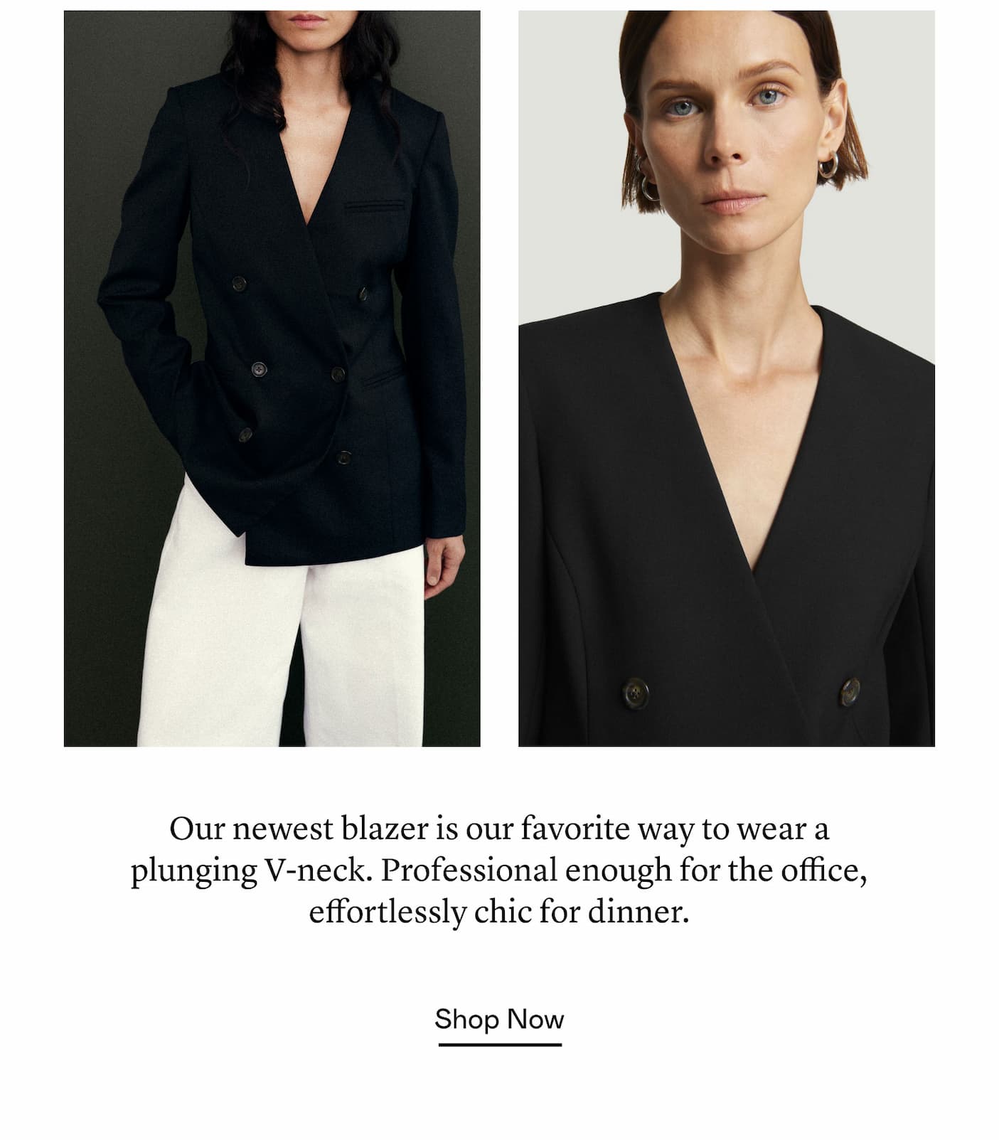 Shop V-Neck Blazer