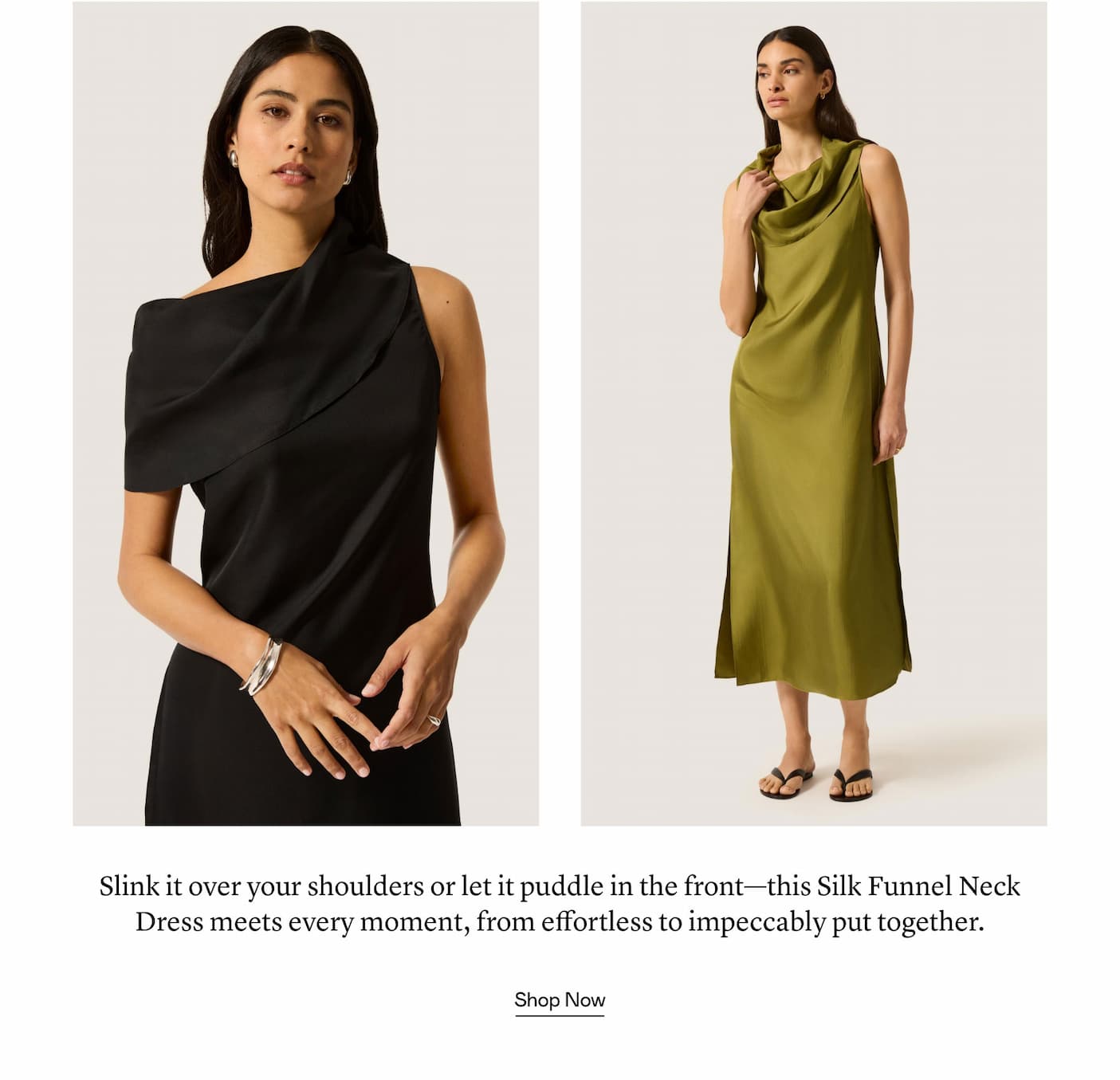 Funnel Neck Dress  