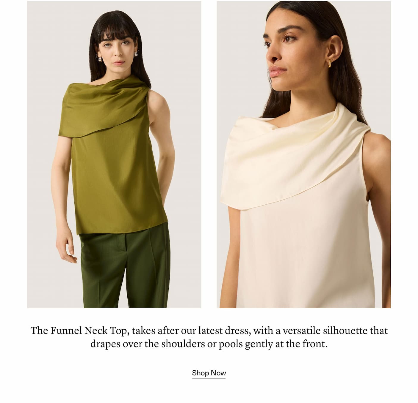 Funnel Neck Top