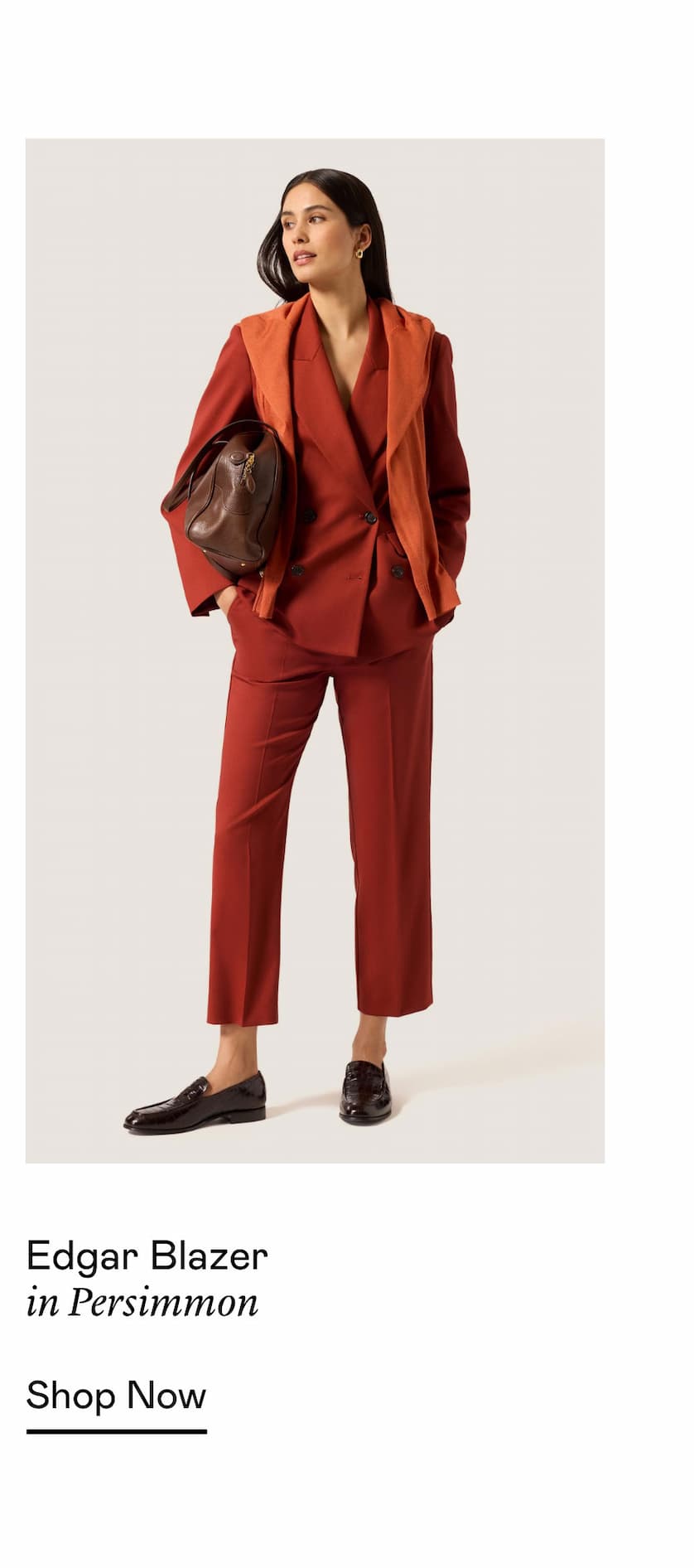 Edgar Blazer in Persimmon