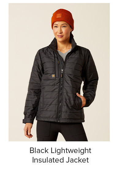 Black Lightweight Insulated Jacket