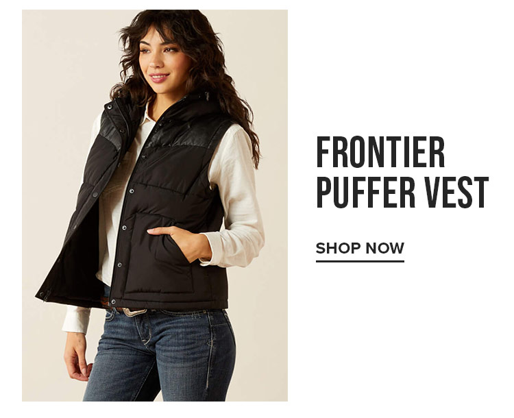 FRONTIER PUFFER VEST | SHOP NOW